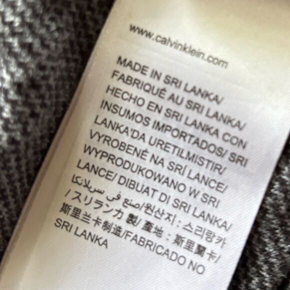 Calvin Klein Jacket Gray Mens Size Large - Picture 7 of 8